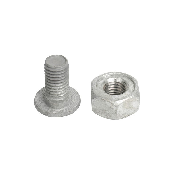 HDG Guard Rail Splice Bolts And Nuts For Highway Barrier Protection