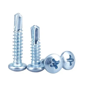 PAN HEAD CROSS SLOT DRATH NAIL ZINC PLATED Tornillo