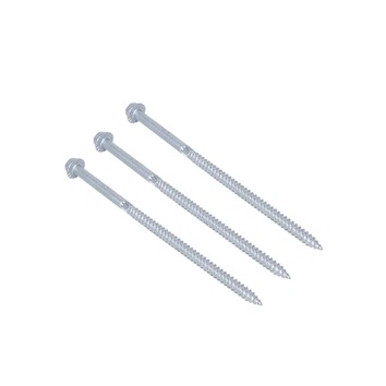 Special sexkantsfläns Silver självgängande skruv med slits